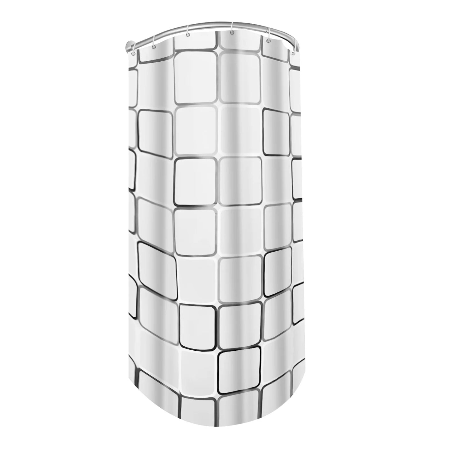 Stainless Steel No Drilling L Shape Shower Curtain Rod Rustproof
