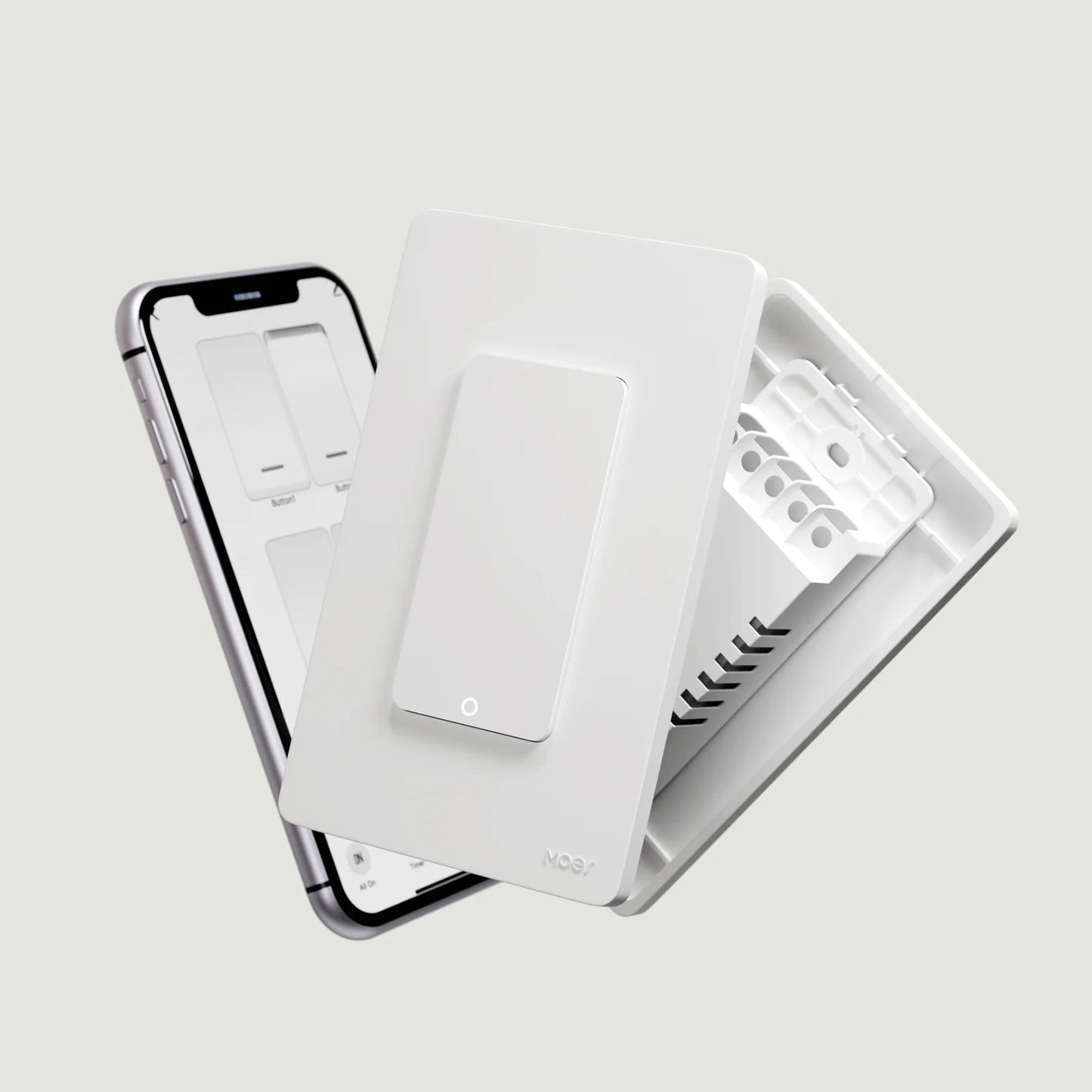 MOES Tuya Wi Fi Smart Light Switch US Alexa Google Home Compatible