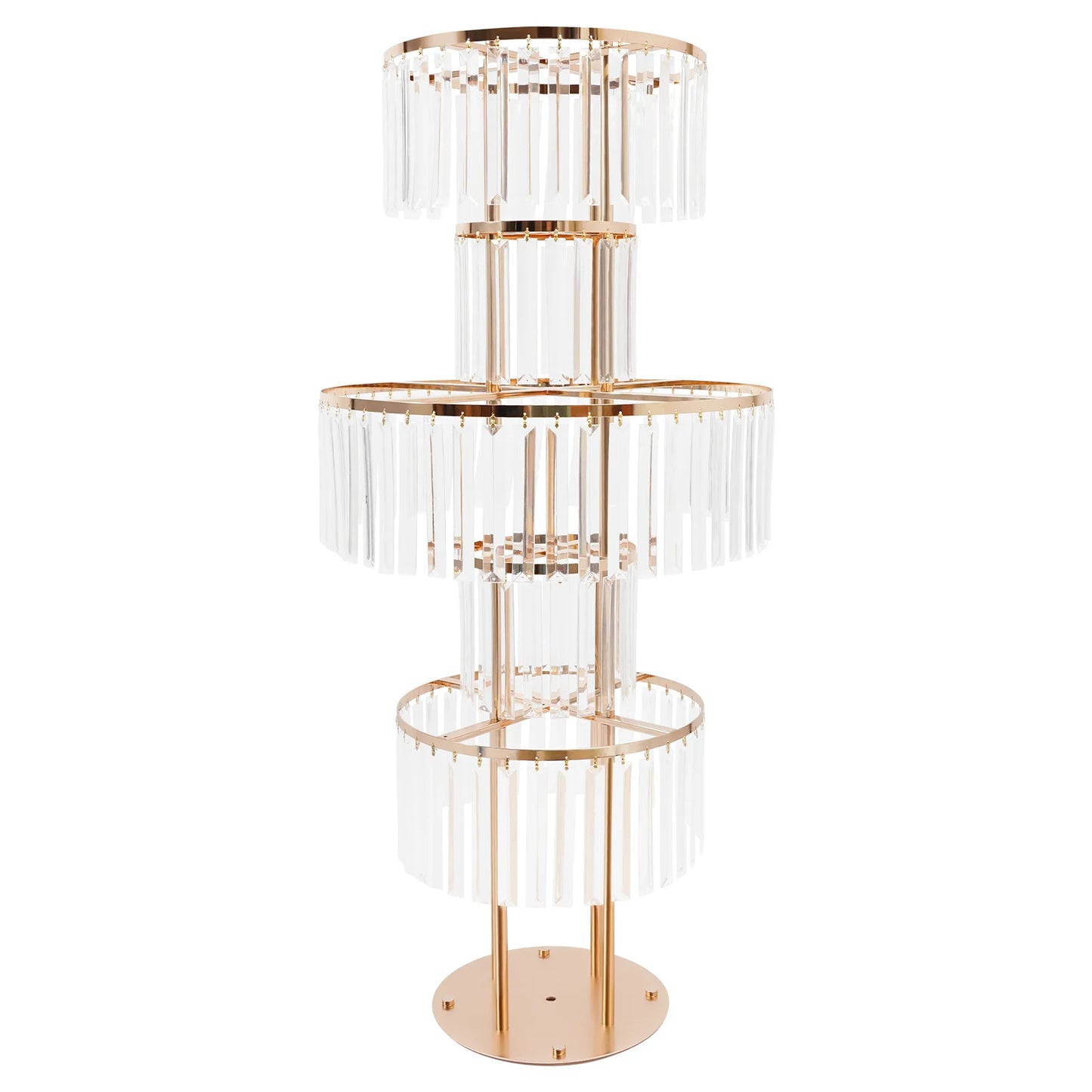 Wedding Centerpiece 5 Tier Acrylic Flower Stand Hanging