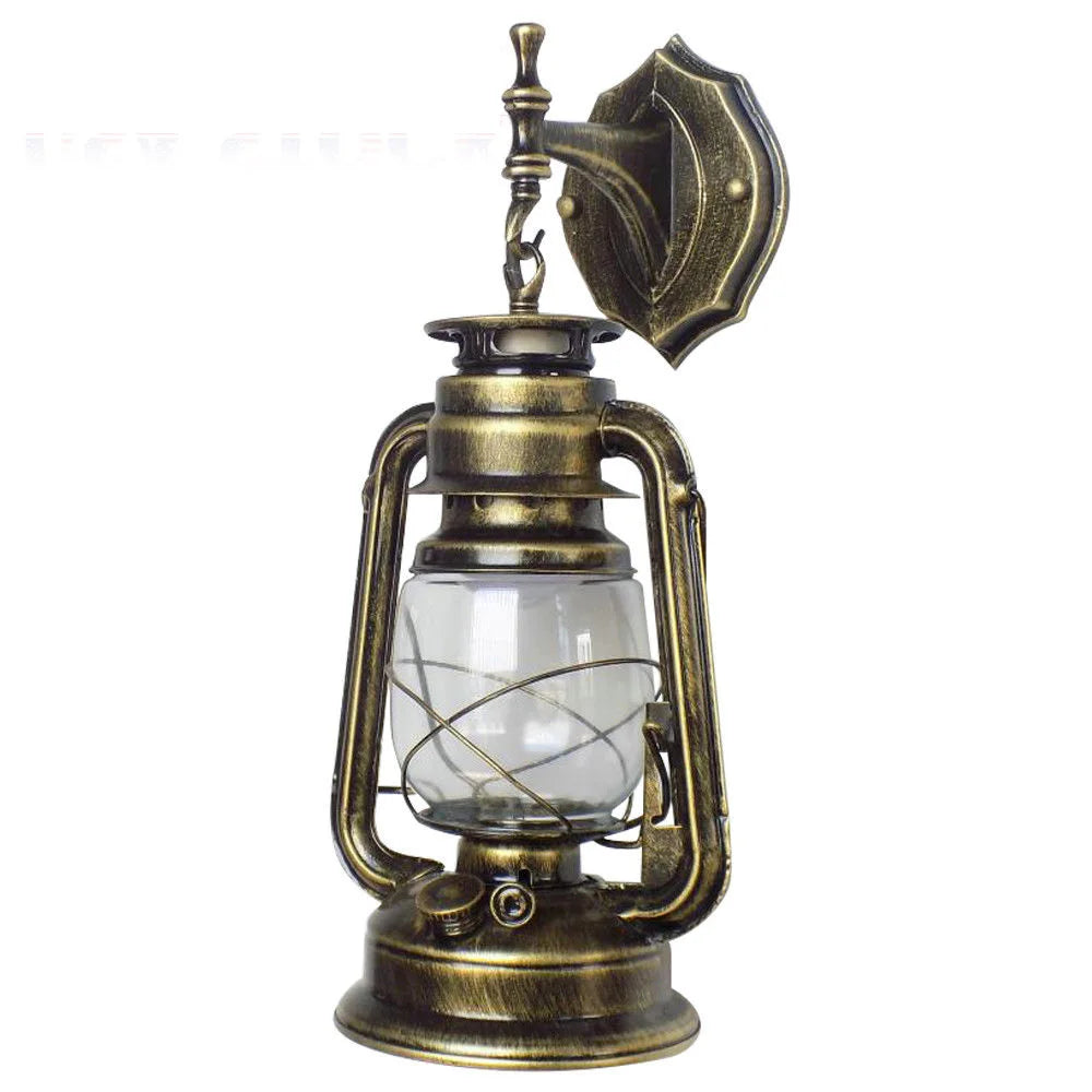 Retro Rustic Industrial Wall Sconce Lamp for Hallway and Bedroom