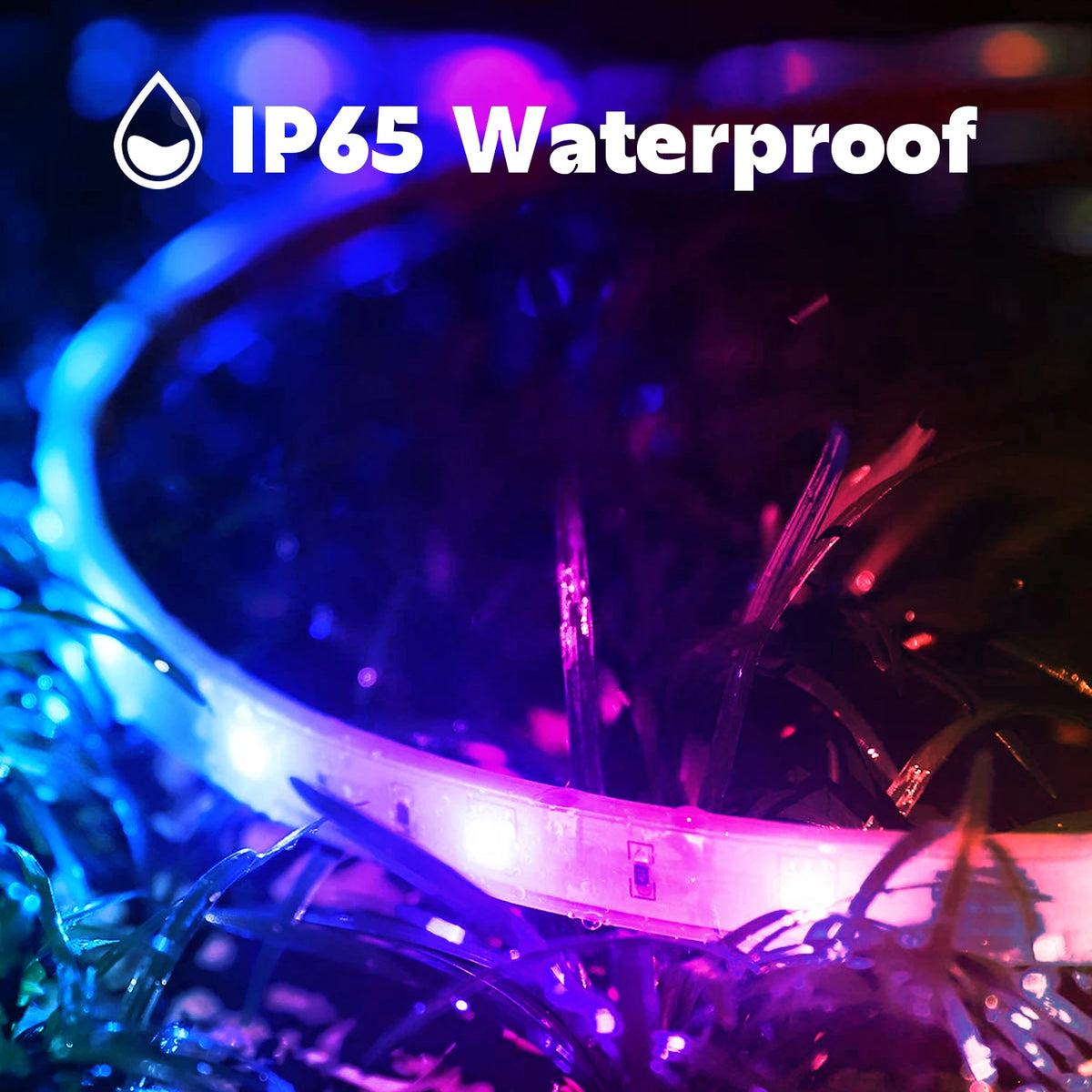 Ailbton Waterproof RGB LED Strip Lights With App Control