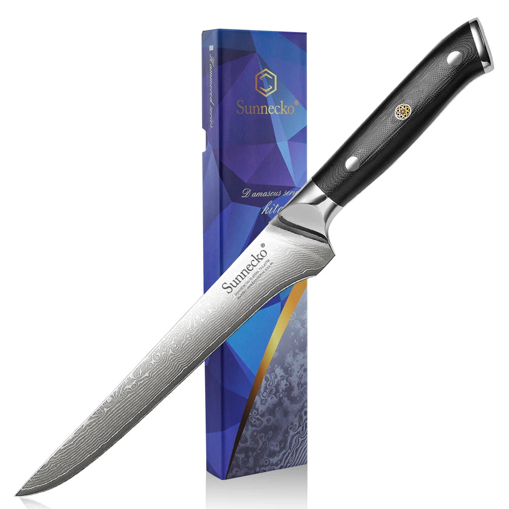 Damascus Chef Knife VG10 Damascus Steel Kitchen Knife Ultra Sharp