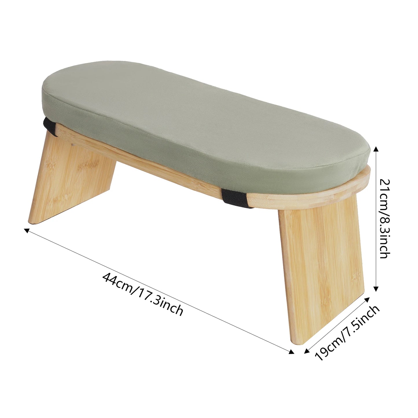 Bymaocar Foldable Meditation Bench Kneeling Stool For Home