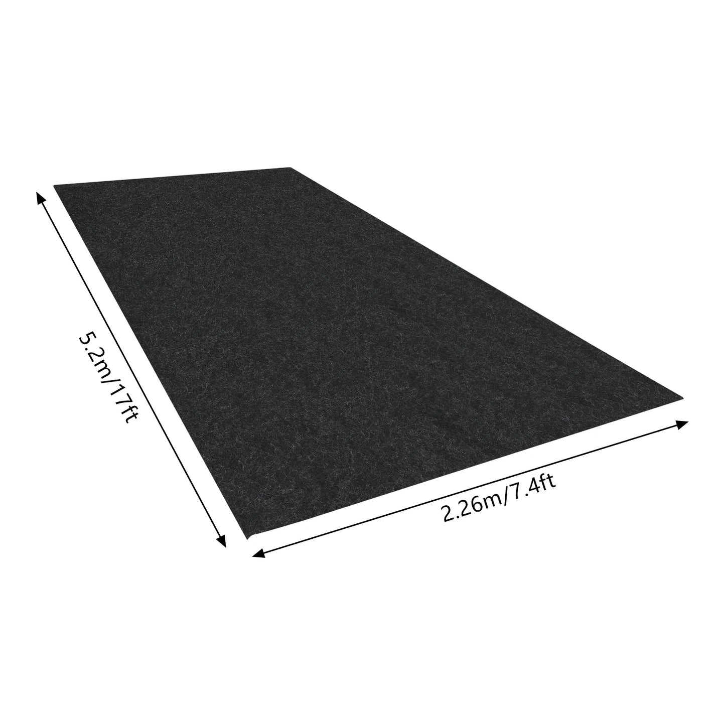 Garage Non Slip Mat Nonwoven PE Waterproof Floor Protection