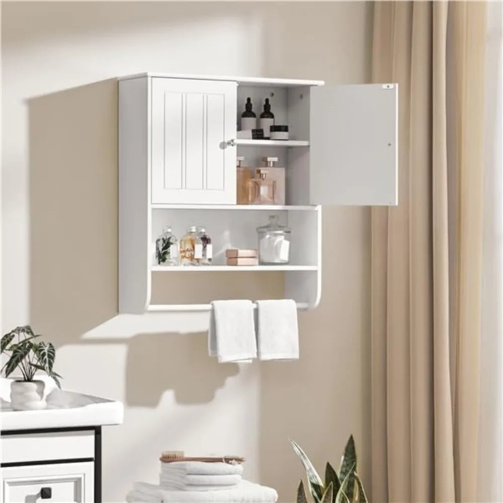 Bathroom Wall Cabinet With Two Doors And Adjustable Shelf