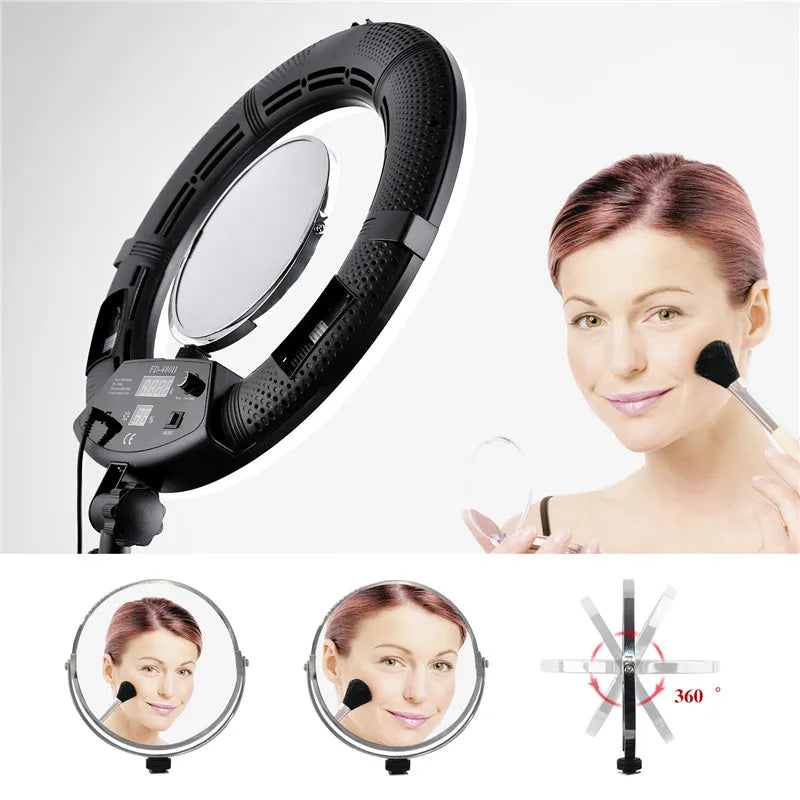 Yidoblo FD-480II Bi Color LED Ring Light Kit With Stand
