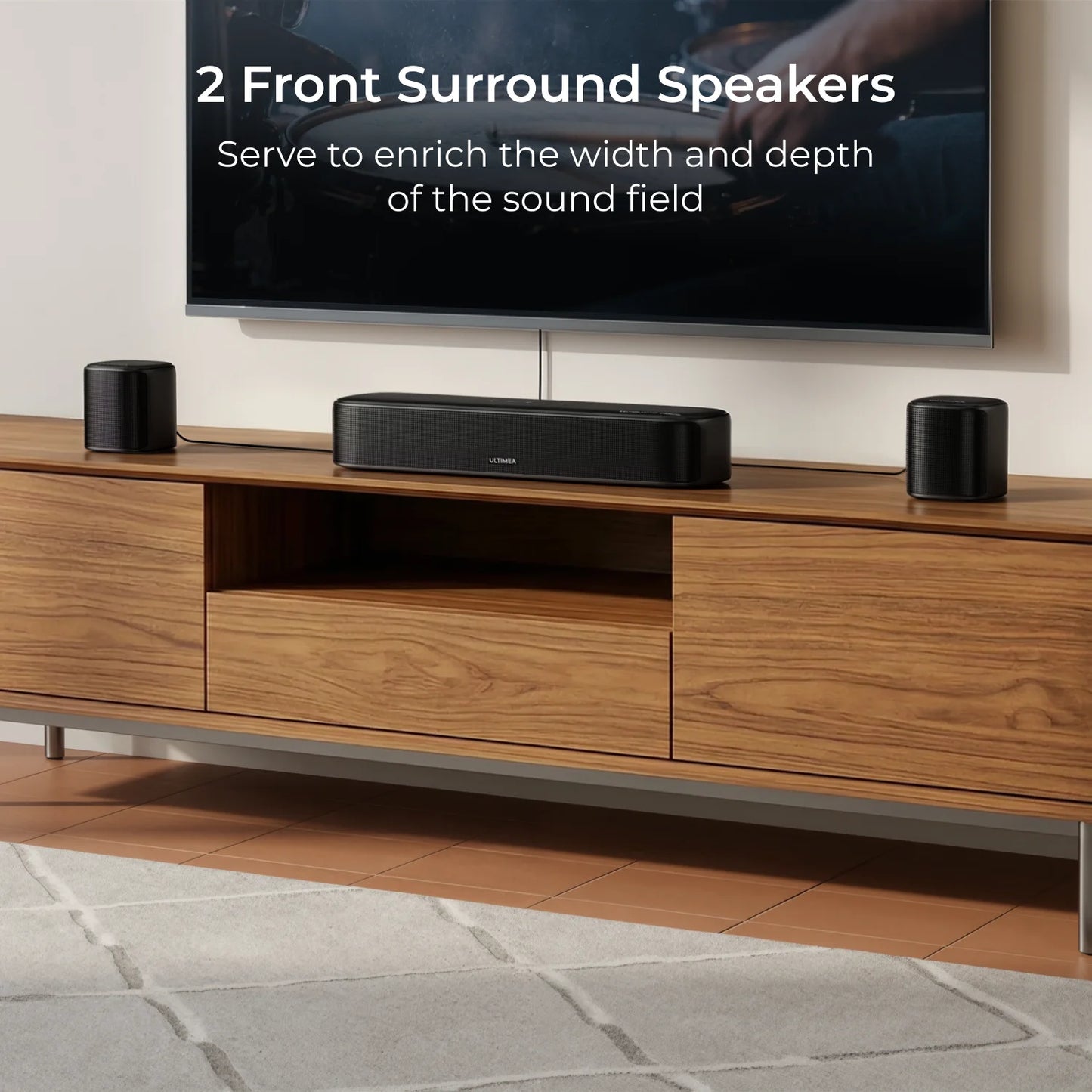 Ultimea 420W Dolby Atmos Soundbar With Subwoofer And Surround Speakers