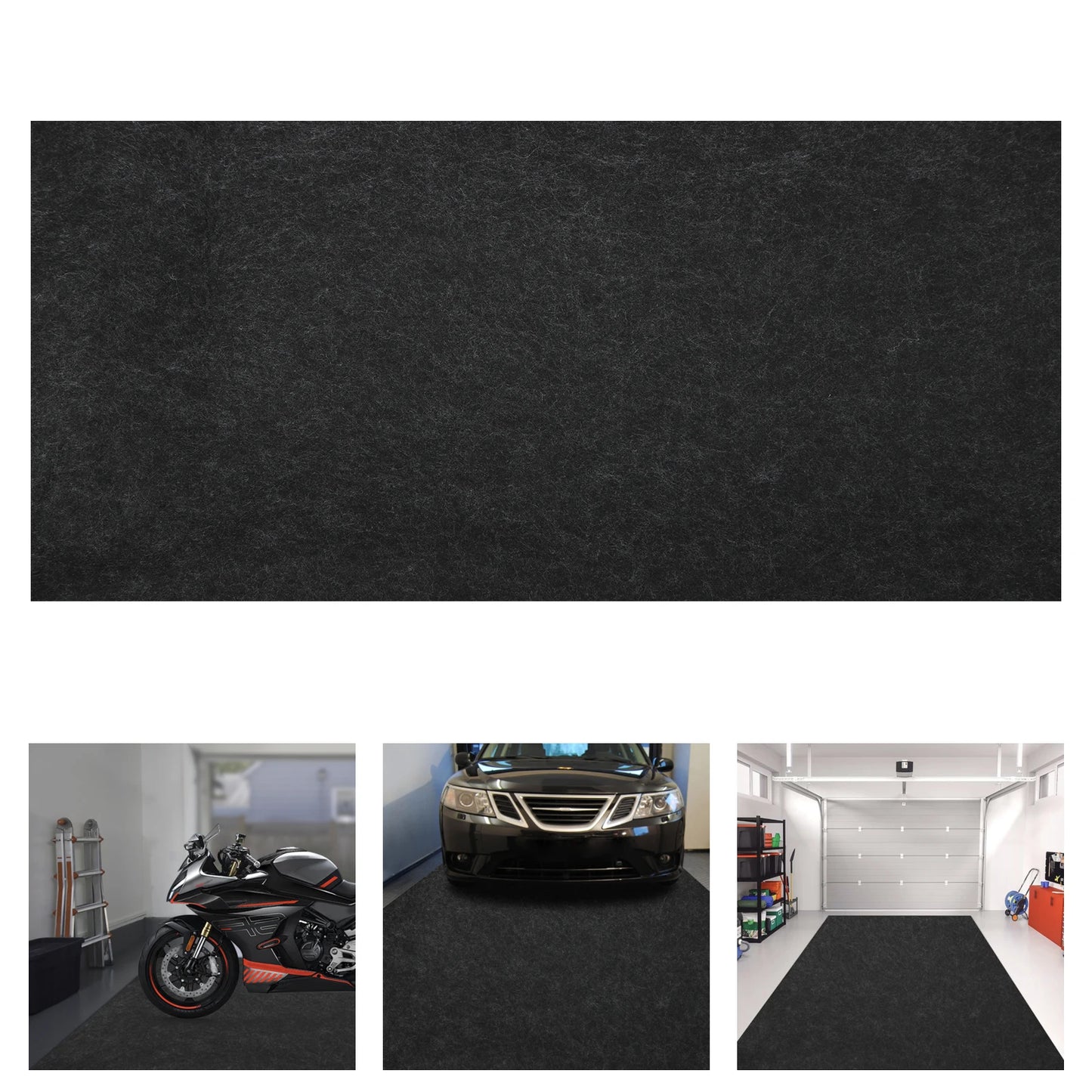 Garage Non Slip Mat Nonwoven PE Waterproof Floor Protection