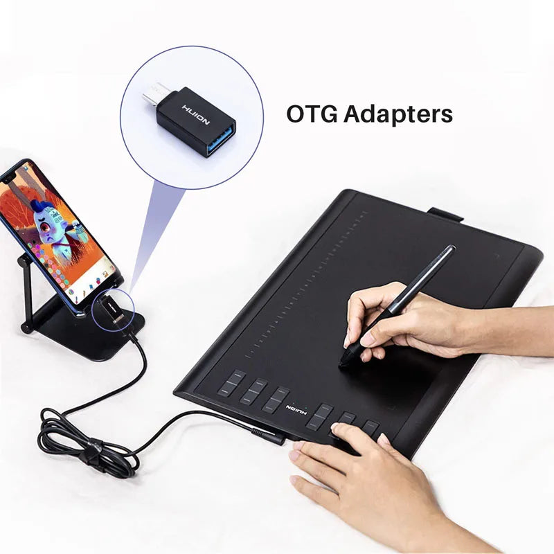 Huion Inspiroy H1060P Graphics Drawing Tablet 8192 Pressure Sensitivity