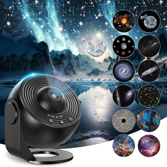 Aiopp Galaxy Projector For Bedroom With LED Stars And Discs