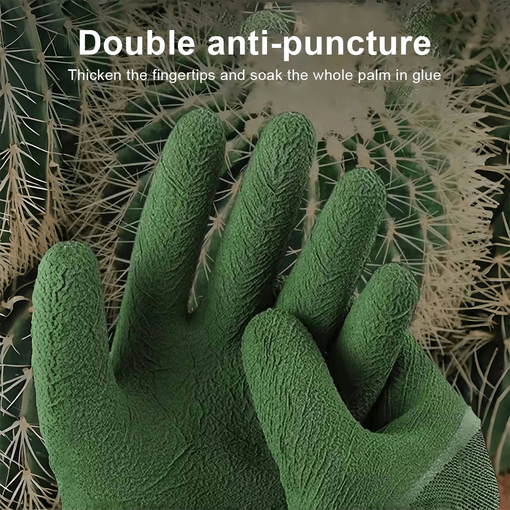 Thorn Proof Gardening Gloves Breathable Waterproof For Cactus And Roses