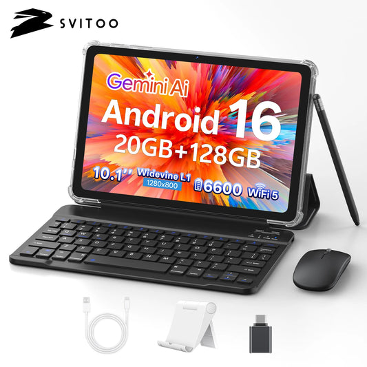 SVITOO Kids Tablet Android Unisoc T7250 4GB RAM Expandable Storage