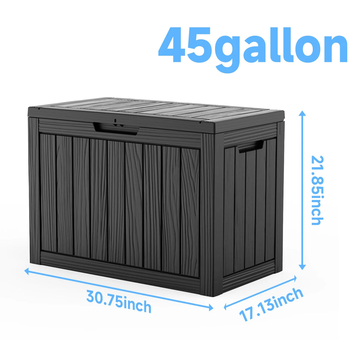 Waterproof Resin Outdoor Lockable Deck Storage Box