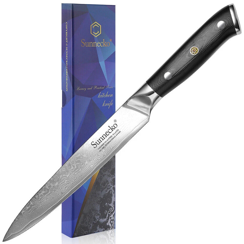 Damascus Chef Knife VG10 Damascus Steel Kitchen Knife Ultra Sharp