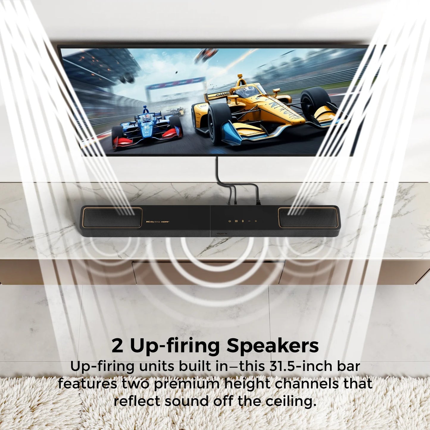 ULTIMEA Skywave F40 5.1.2ch Sound Bar With Dolby Atmos