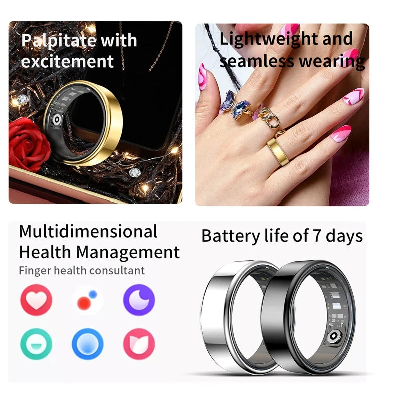 Smart Steel Ring Monitors Heart Rate And Blood Oxygen