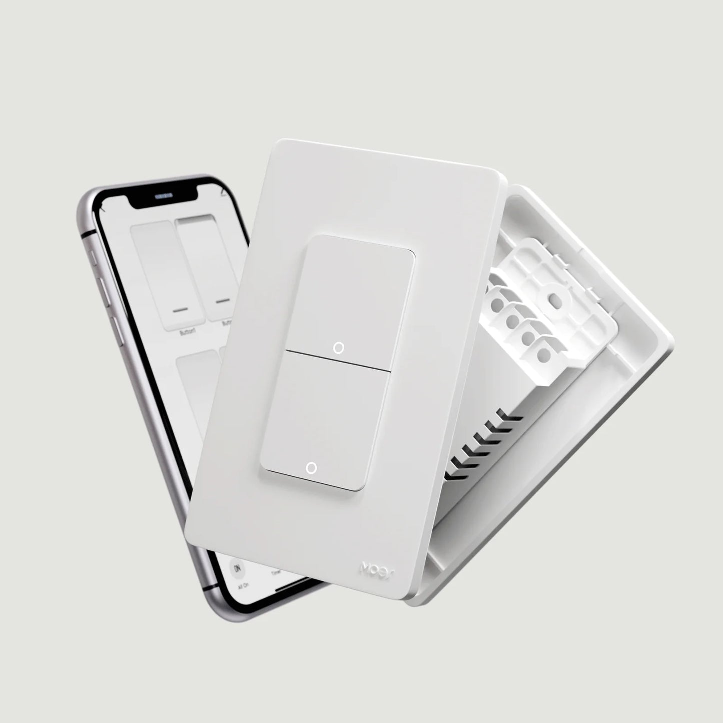 MOES Tuya Wi Fi Smart Light Switch US Alexa Google Home Compatible