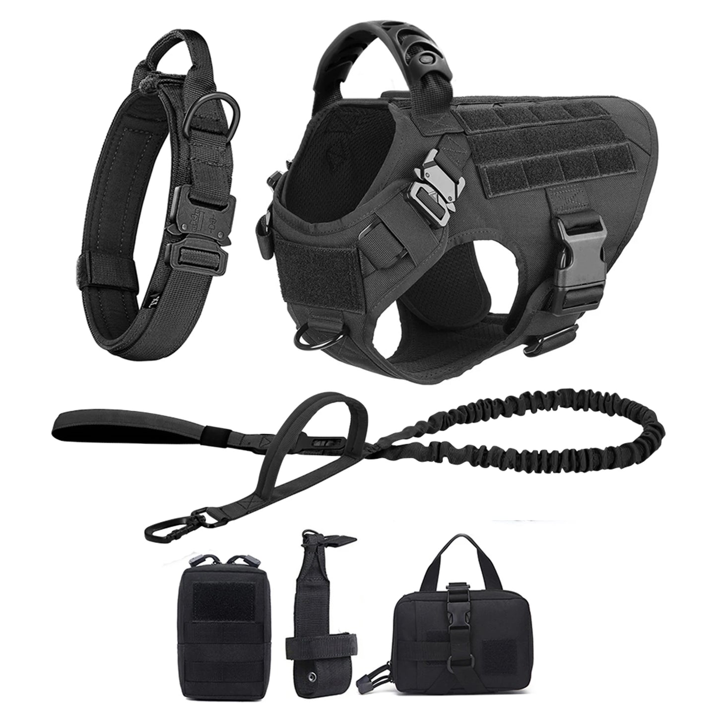 Large Dog Harness and Leash Set for Training and Walking