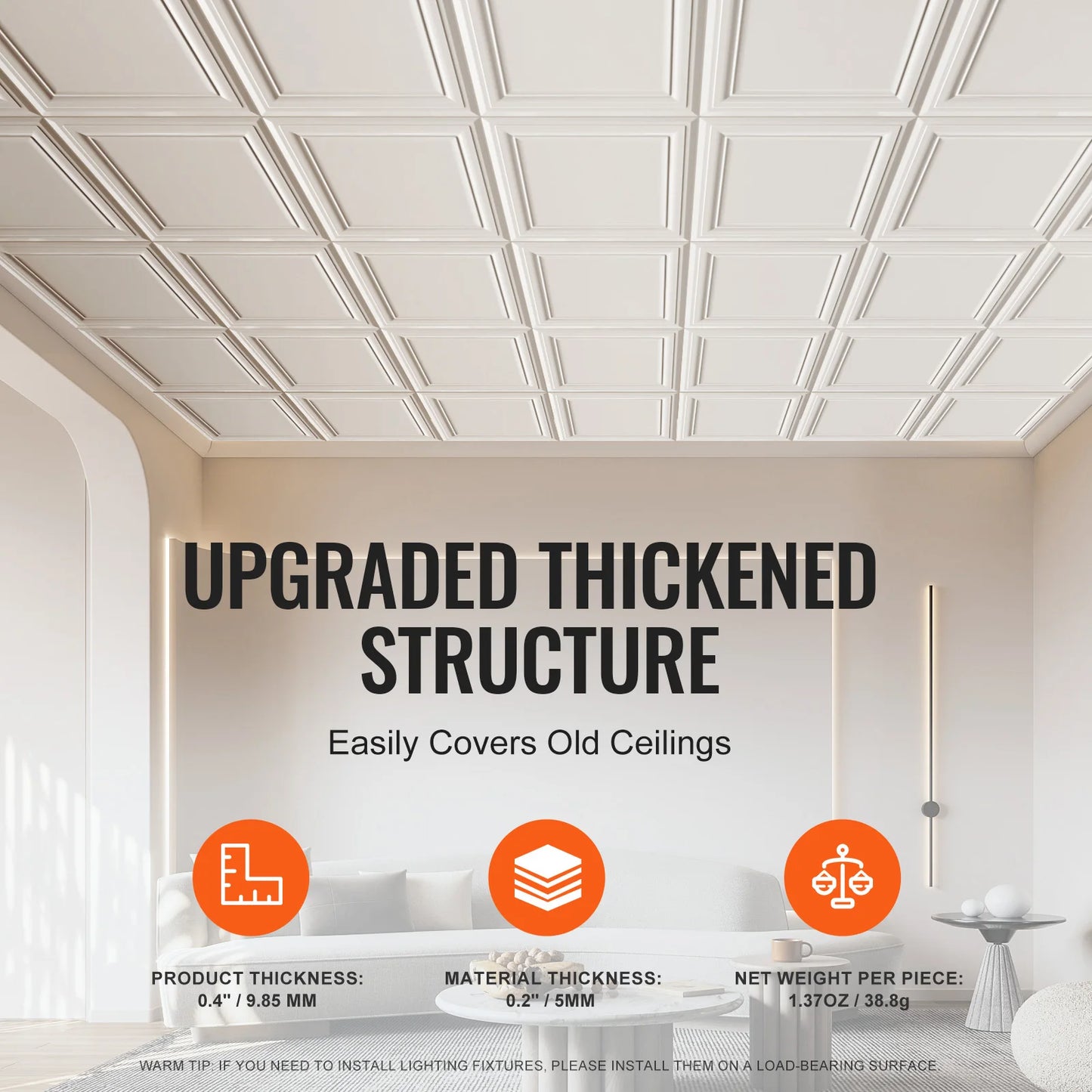 Polystyrene Drop Ceiling Tiles Glue Up Basement Covering