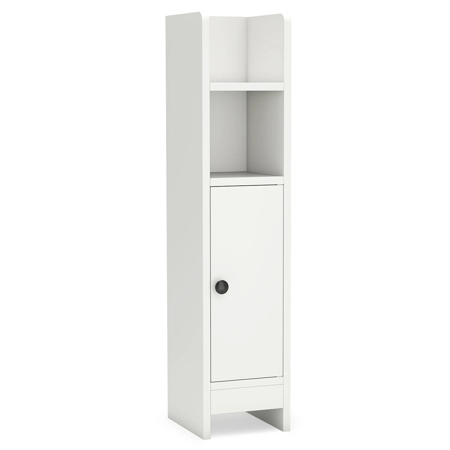 HOMASIS Bathroom Storage Cabinet With One Door And Two Shelves