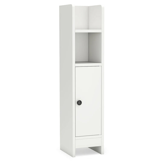 HOMASIS Bathroom Storage Cabinet With One Door And Two Shelves