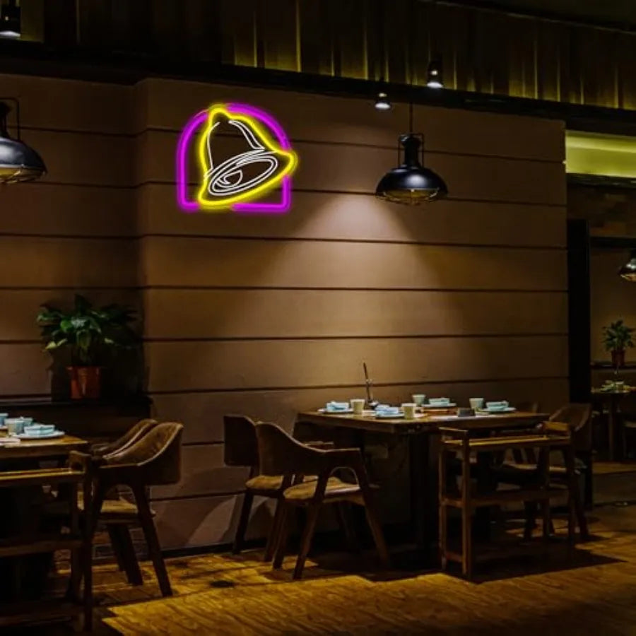 Dimmable Taco Neon Sign For Mexican Restaurant Wall Decor