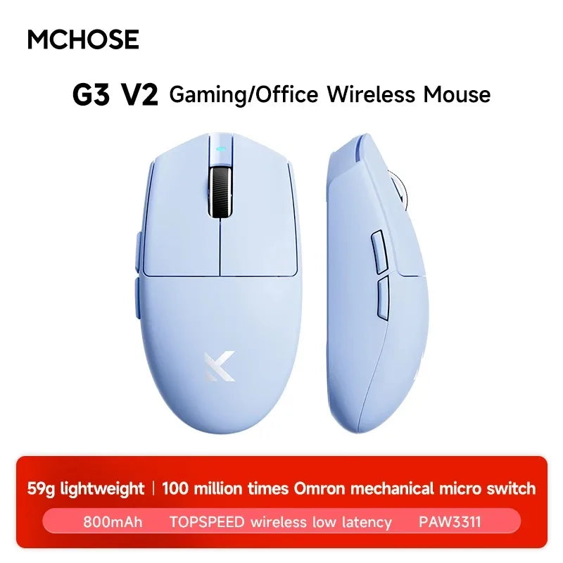 MCHOSE G3 V2 Wireless Gaming Mouse With PixArt 3311