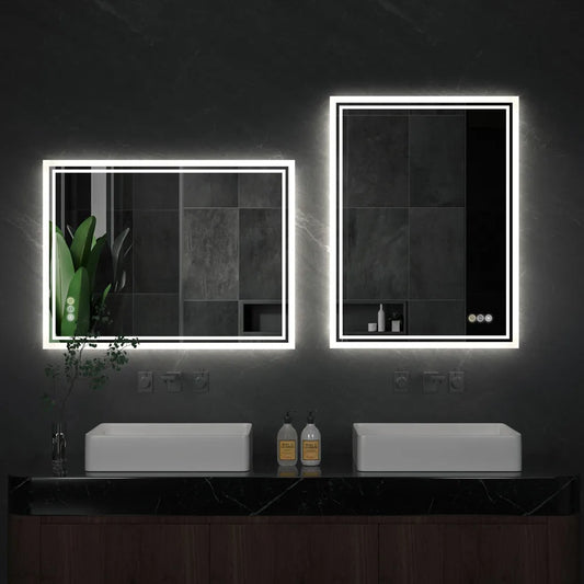 LUVODI Illuminated LED Backlit Bathroom Mirror Defog
