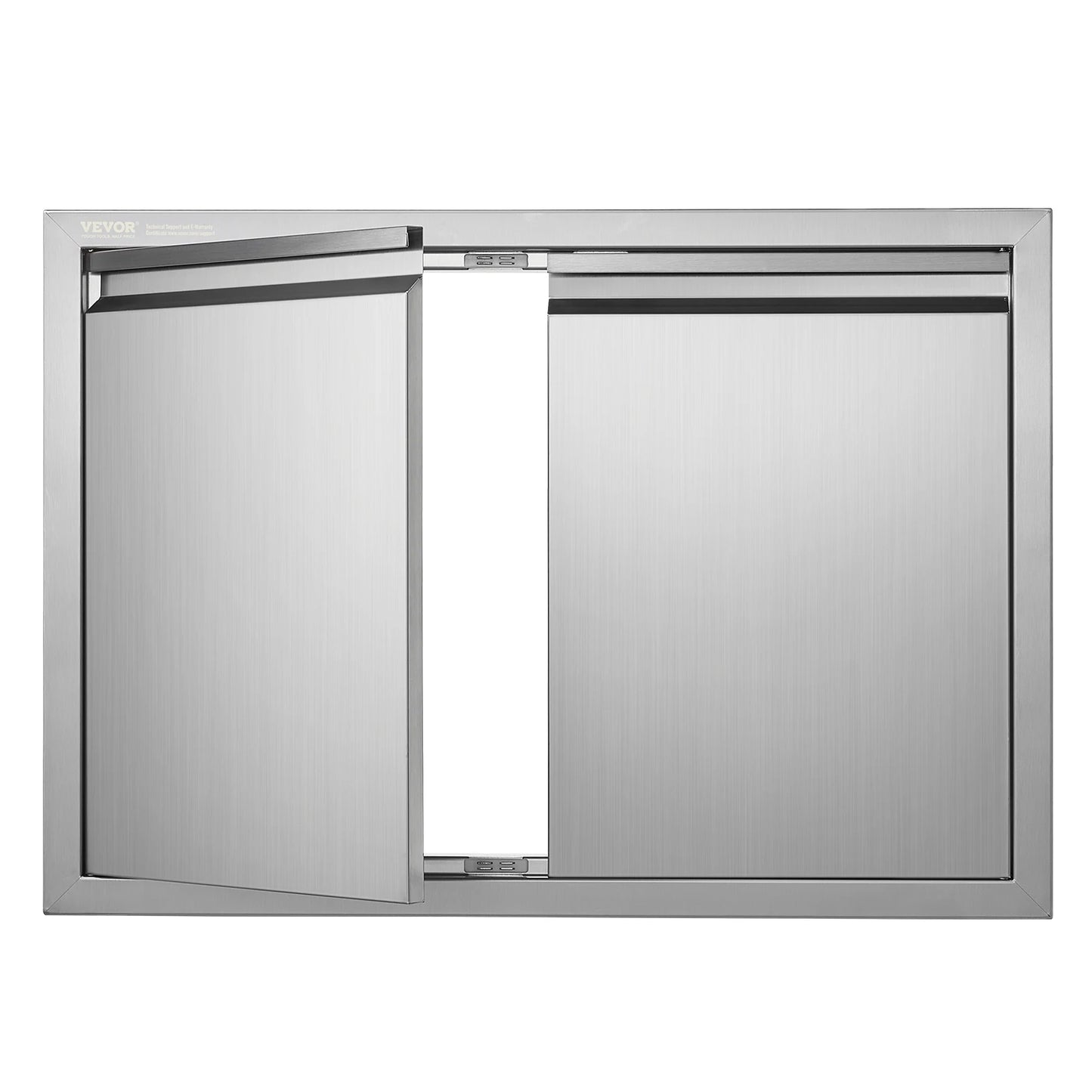 Stainless Steel BBQ Access Door Flush Mount For Outdoor Kitchen