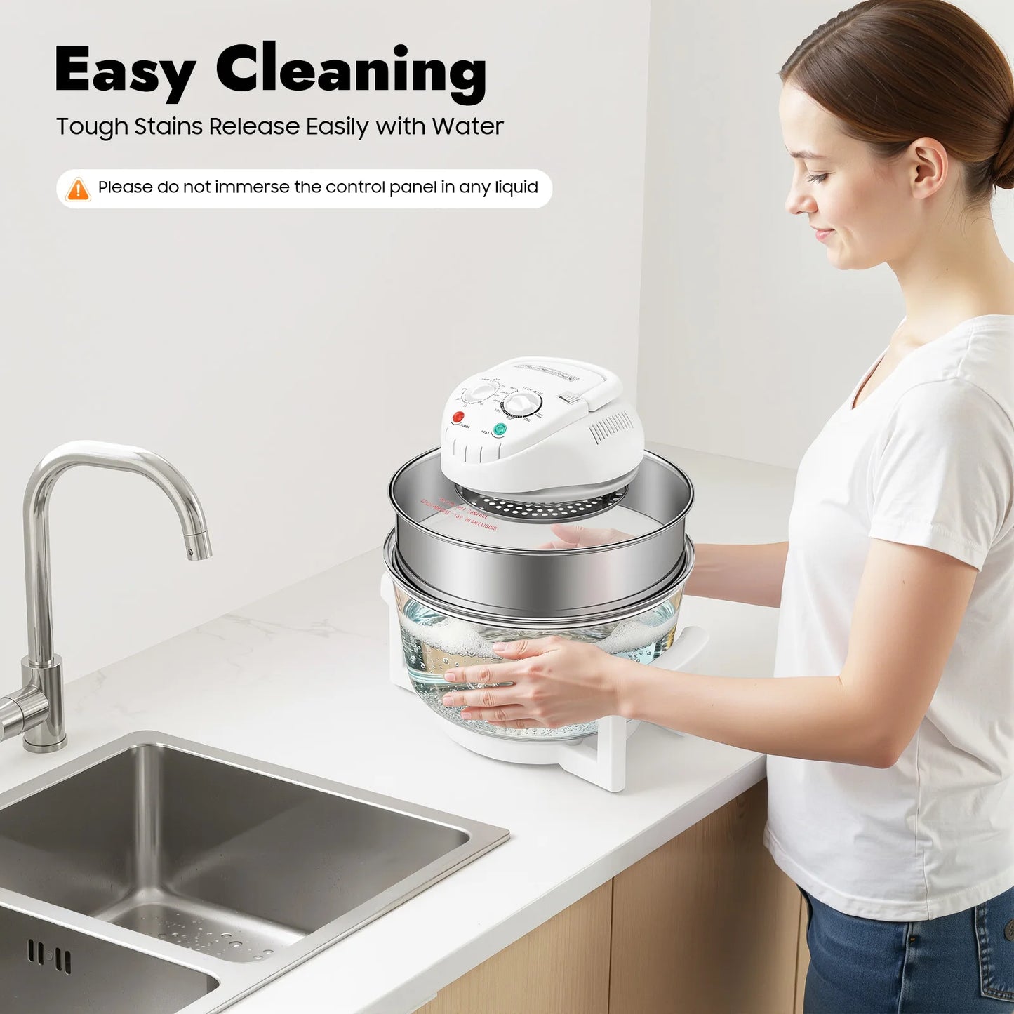Visual Air Fryer With 360 Degree Hot Air Circulation
