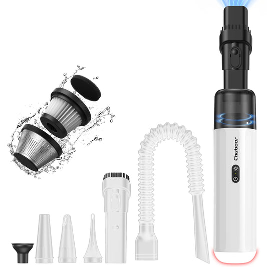 Chuboor Cordless Car Vacuum Cleaner 13000Pa Powerful Handheld