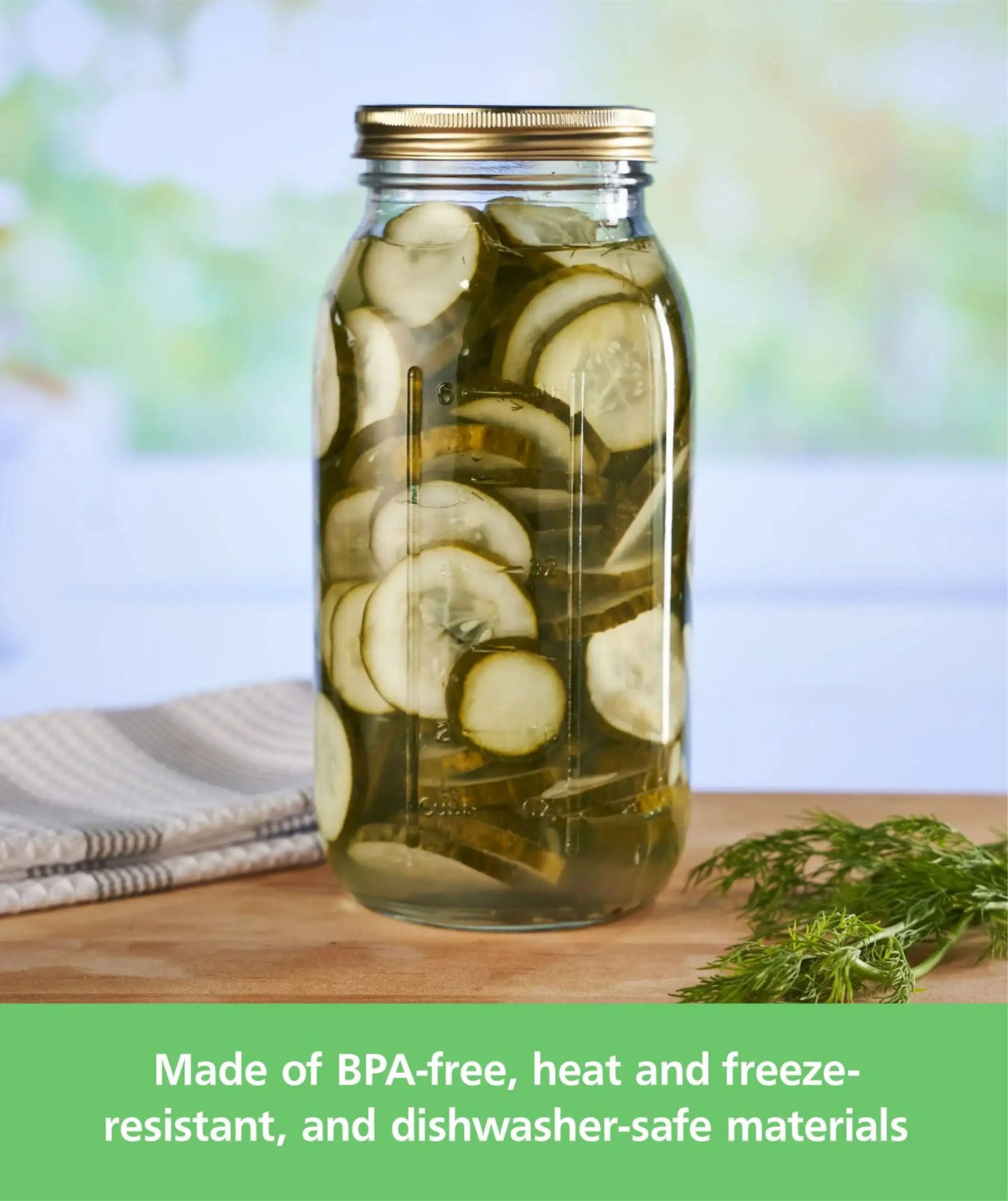 Wide Mouth Mason Jars With Lids And Rings Six Pack