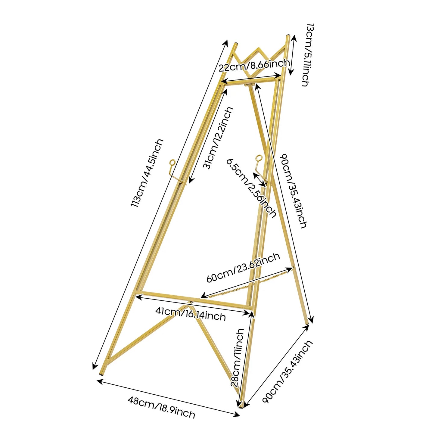 Heavy Duty Steel Easel Stand Display Frame Holder 2 Pack