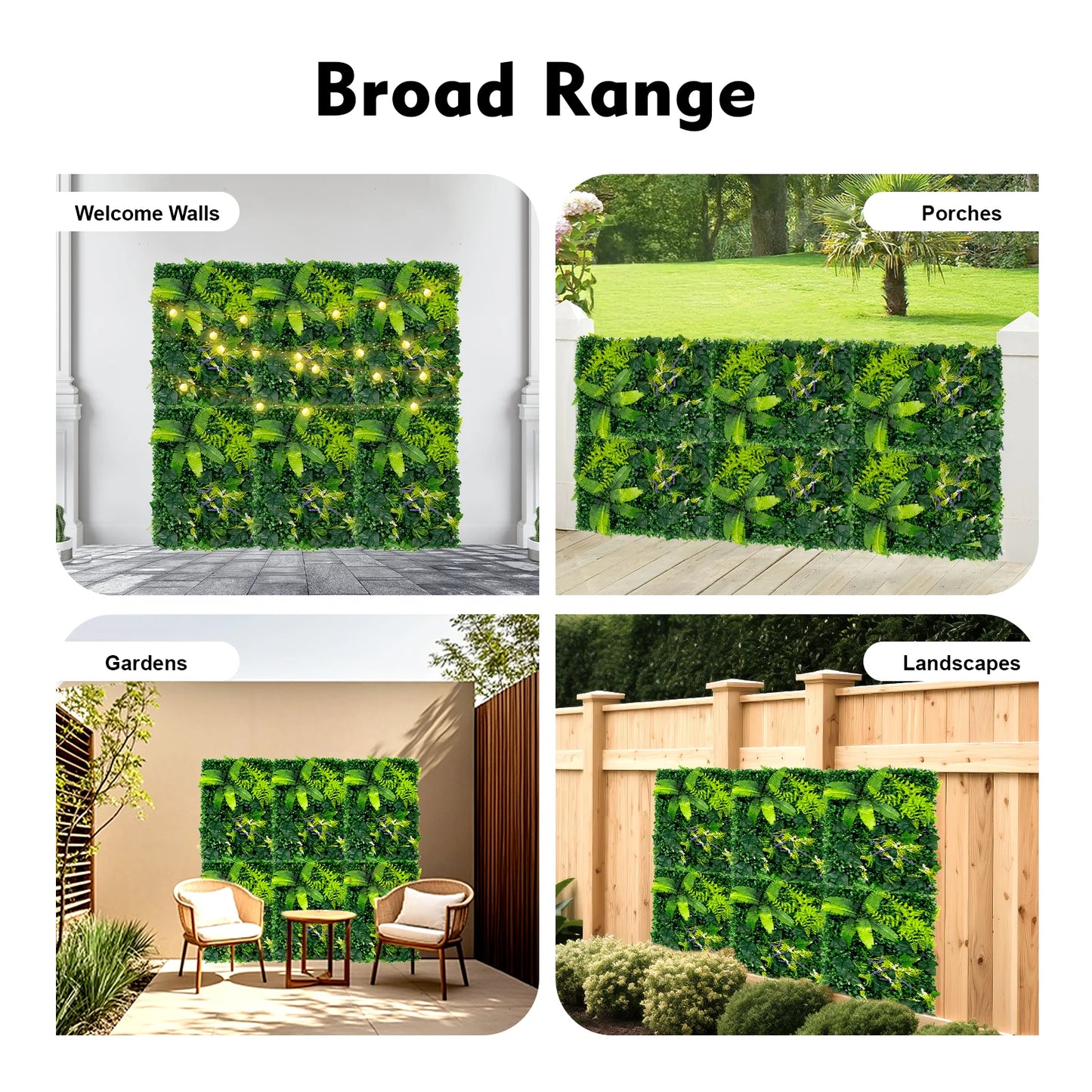 Artificial Grass Backdrop Wall Panels For Indoor Outdoor Wedding Decor
