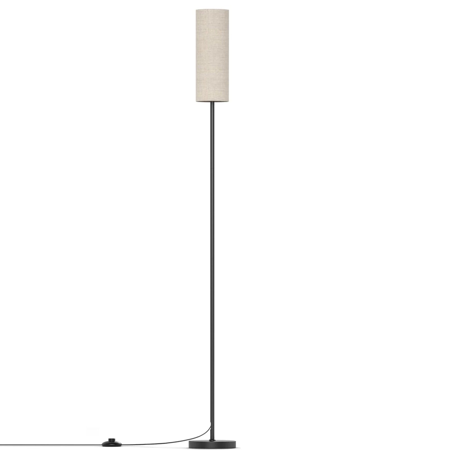 Modern Floor Lamp Standing Tall RGB Foot Switch For Bedroom
