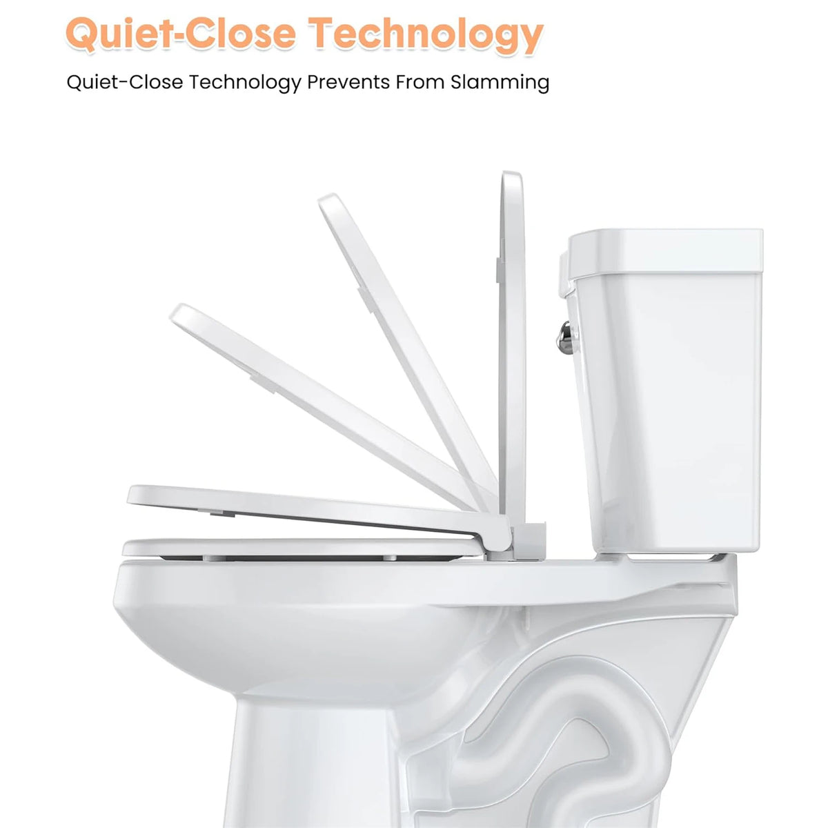Twister CK Slow Close Kids Toilet Seat With Bumpers