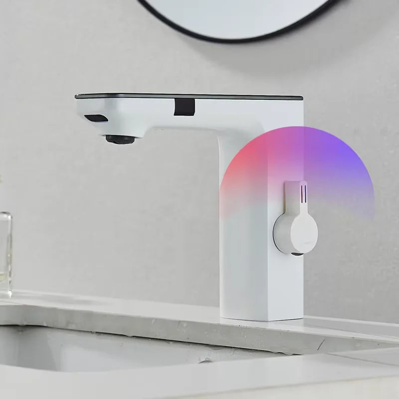 Shinesia Touch Sensor Bathroom Basin Faucet With Temperature Display