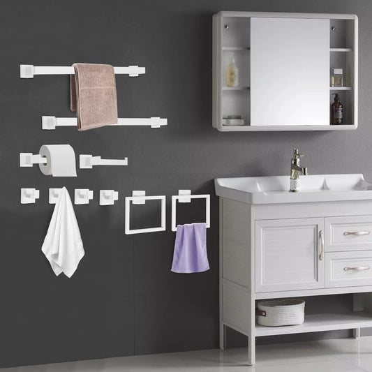 20 Piece Stainless Steel Bathroom Hardware Set Wall Mount