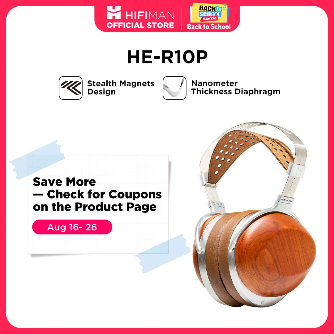 Hifiman He R10 Planar Stealth Magnet Over Ear Headphones