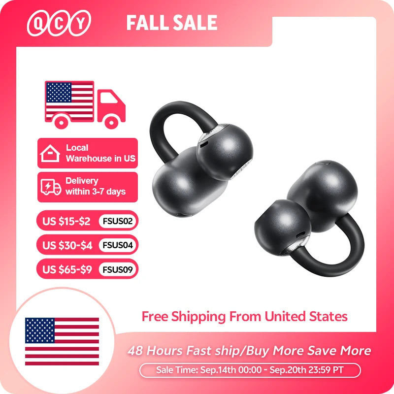 QCY CT06 Open Ear Wireless Bluetooth Earbuds With Four Mics