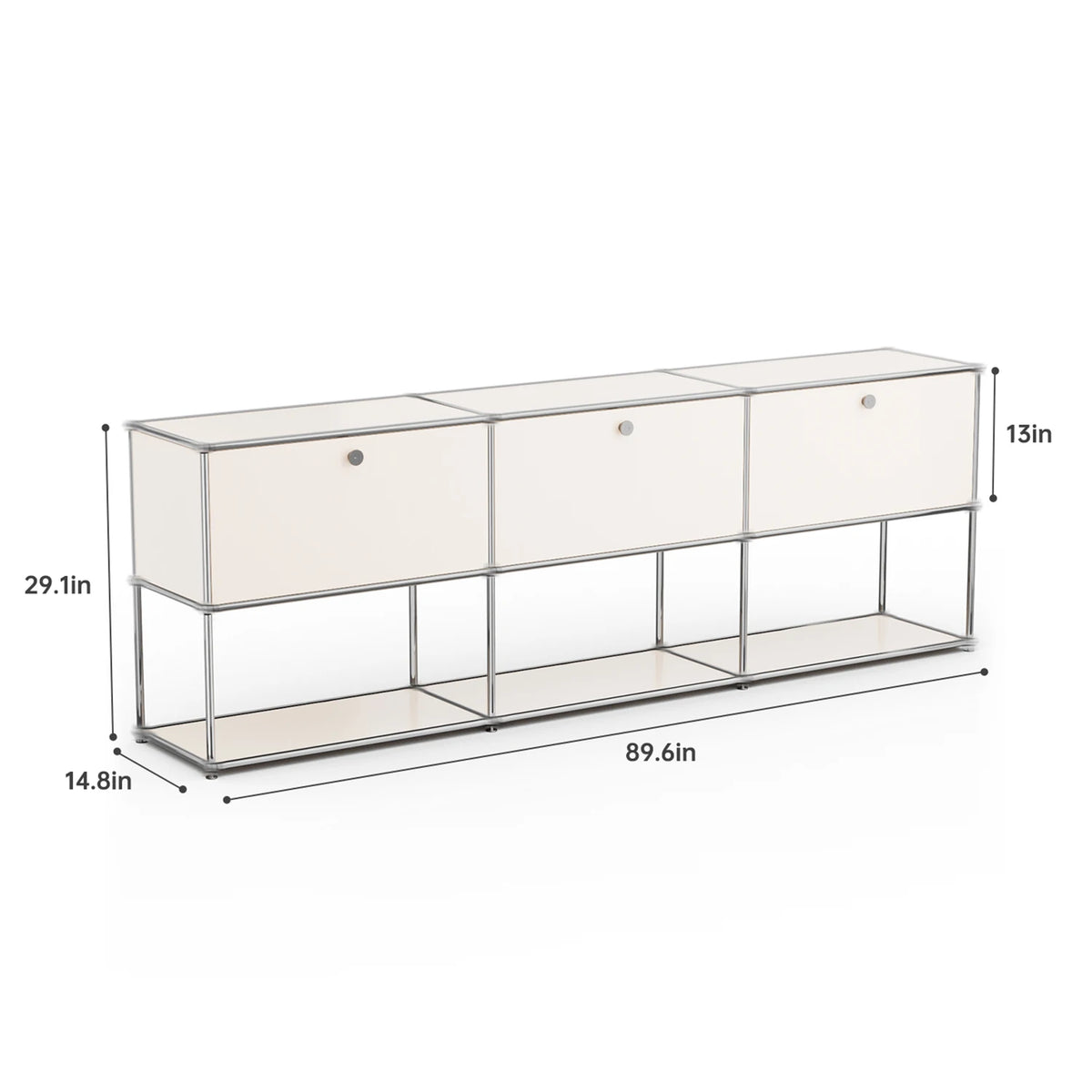 Modern Stainless Steel Storage Cabinet Living Room Tv Stand