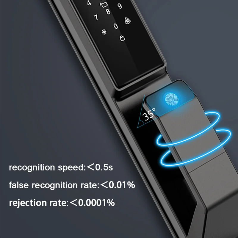 YKESDL Alexa Voice Control Smart Door Lock With 3D Face Recognition Camera