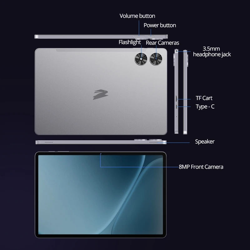 SVITOO Tablet Unisoc T7250 Octa Core 20GB RAM 128GB ROM