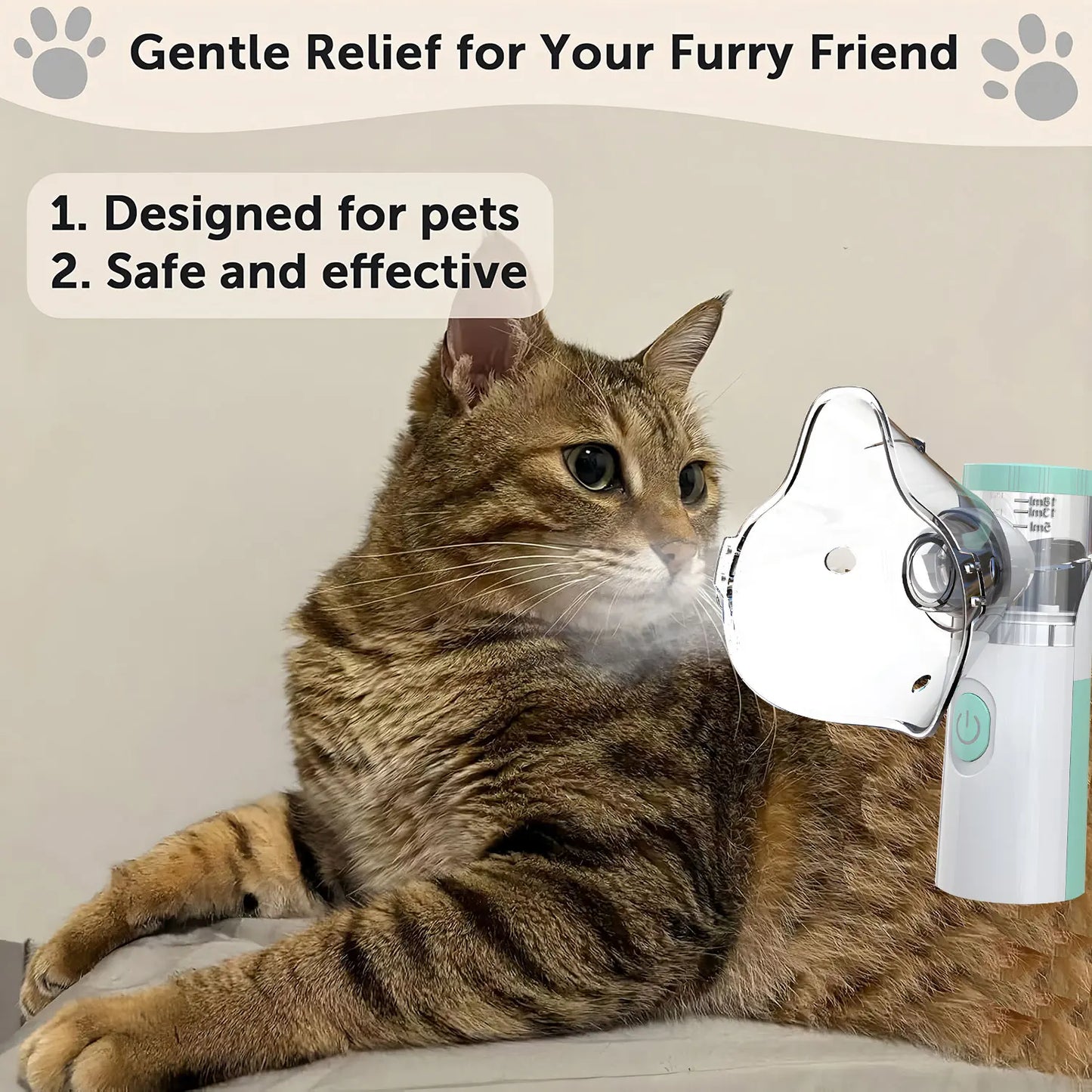 Pet Portable Nebulizer Machine For Animals Silent Inhaler