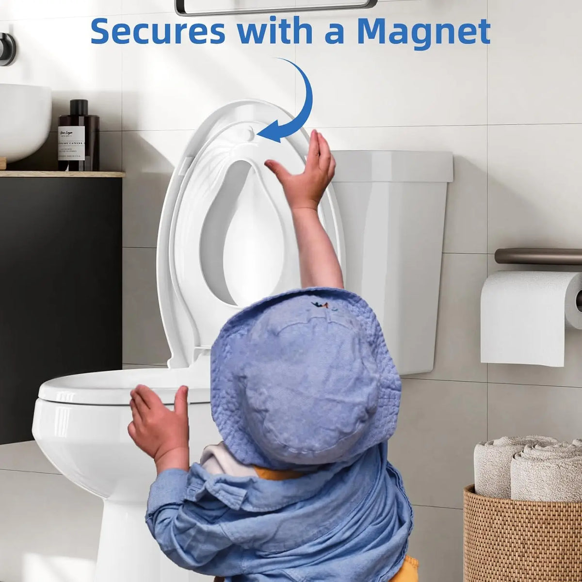 Twister CK Slow Close Kids Toilet Seat With Bumpers