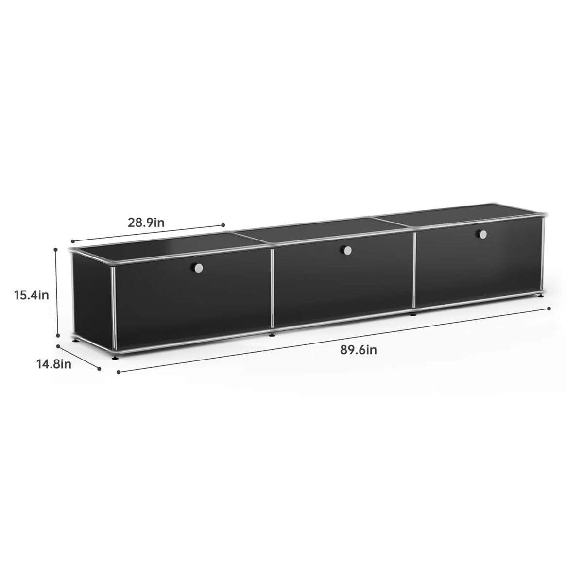 Modern Stainless Steel Storage Cabinet Living Room Tv Stand