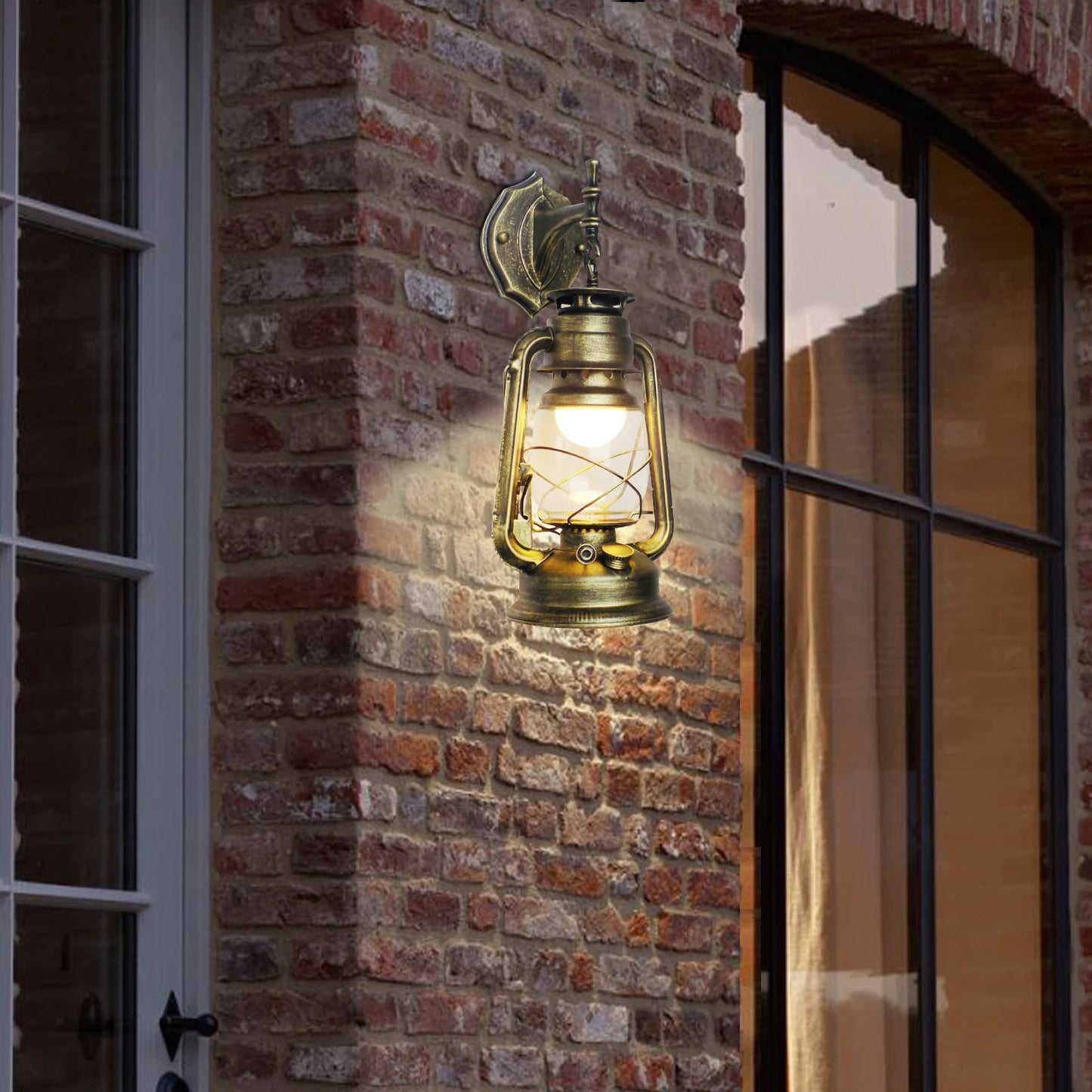 Retro Rustic Industrial Wall Sconce Lamp for Hallway and Bedroom