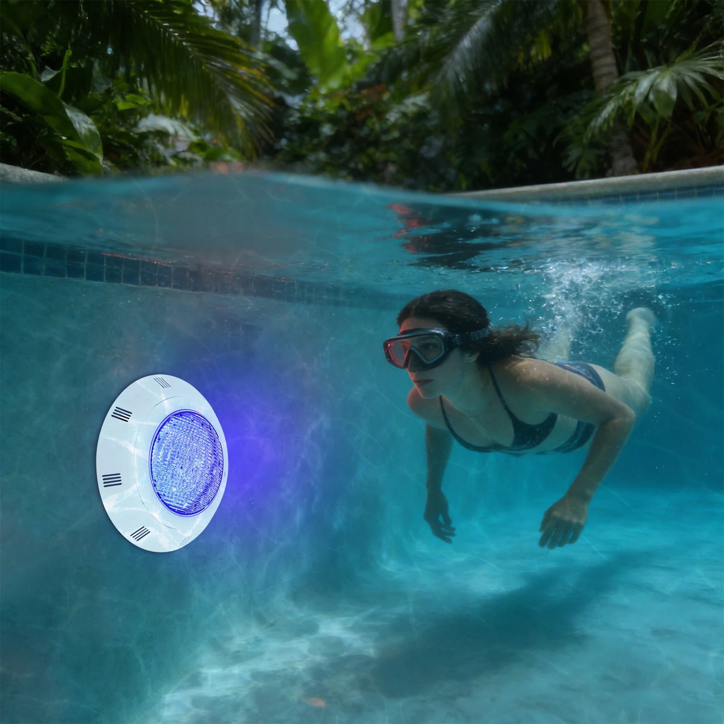 AC 12V RGB Underwater Pool Light IP68 With Remote Control