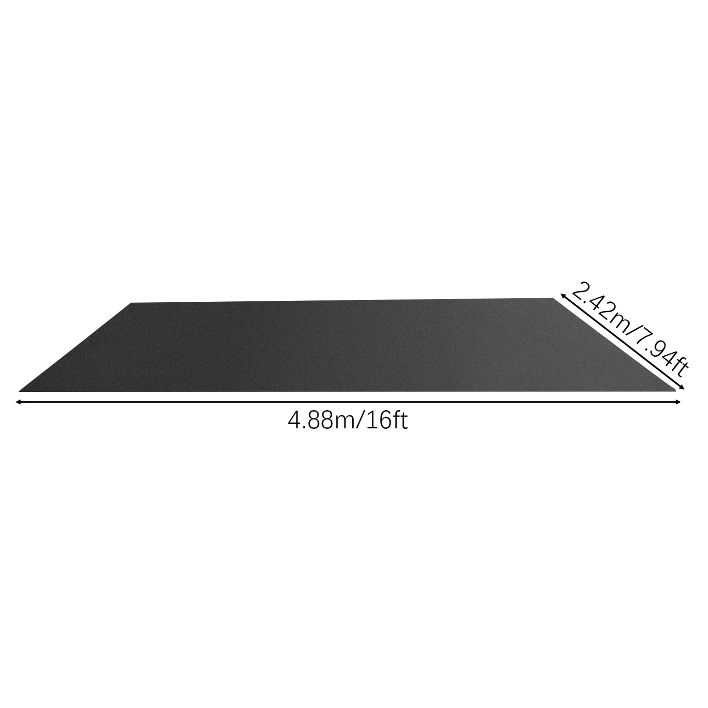 Garage Non Slip Mat Nonwoven PE Waterproof Floor Protection