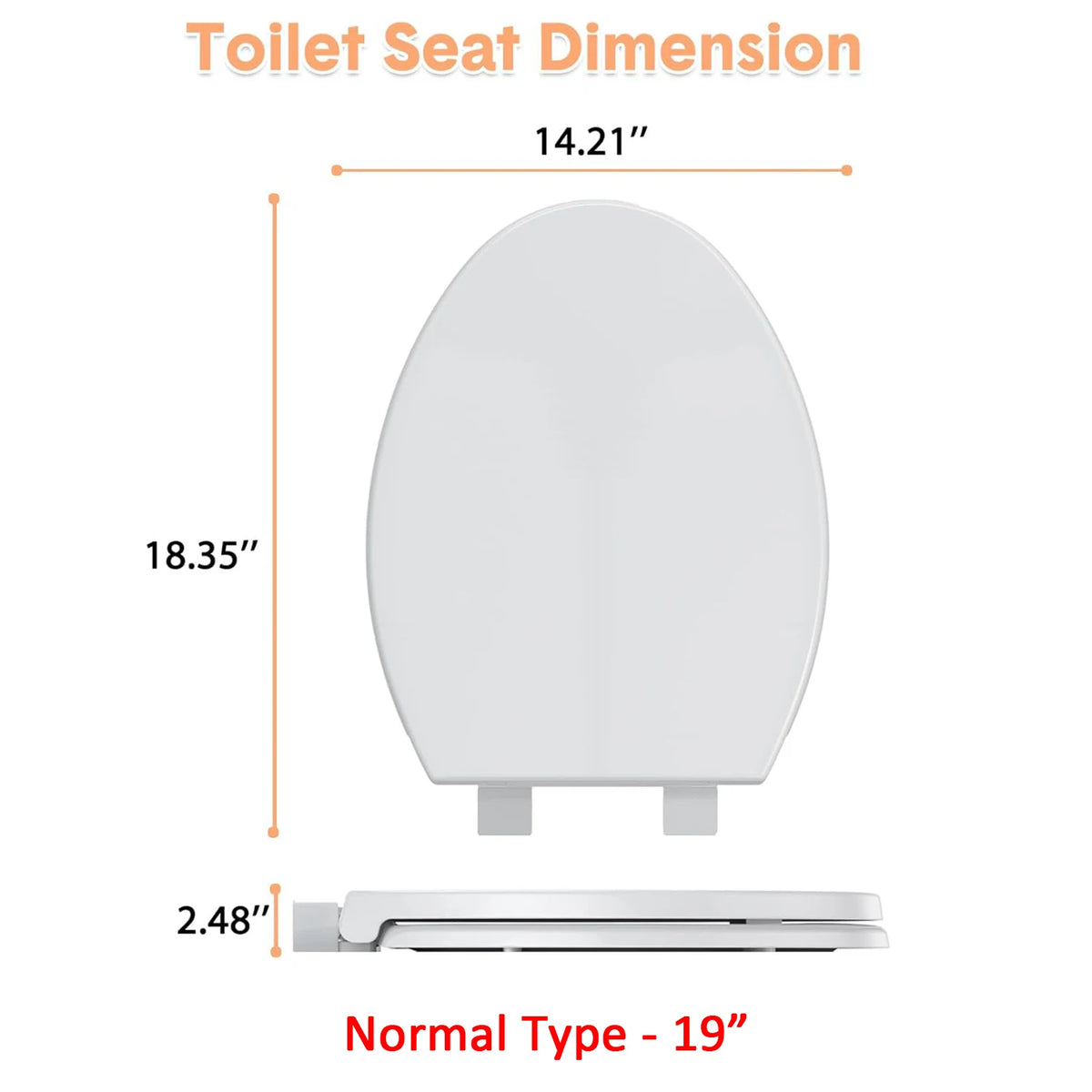 Twister CK Slow Close Kids Toilet Seat With Bumpers